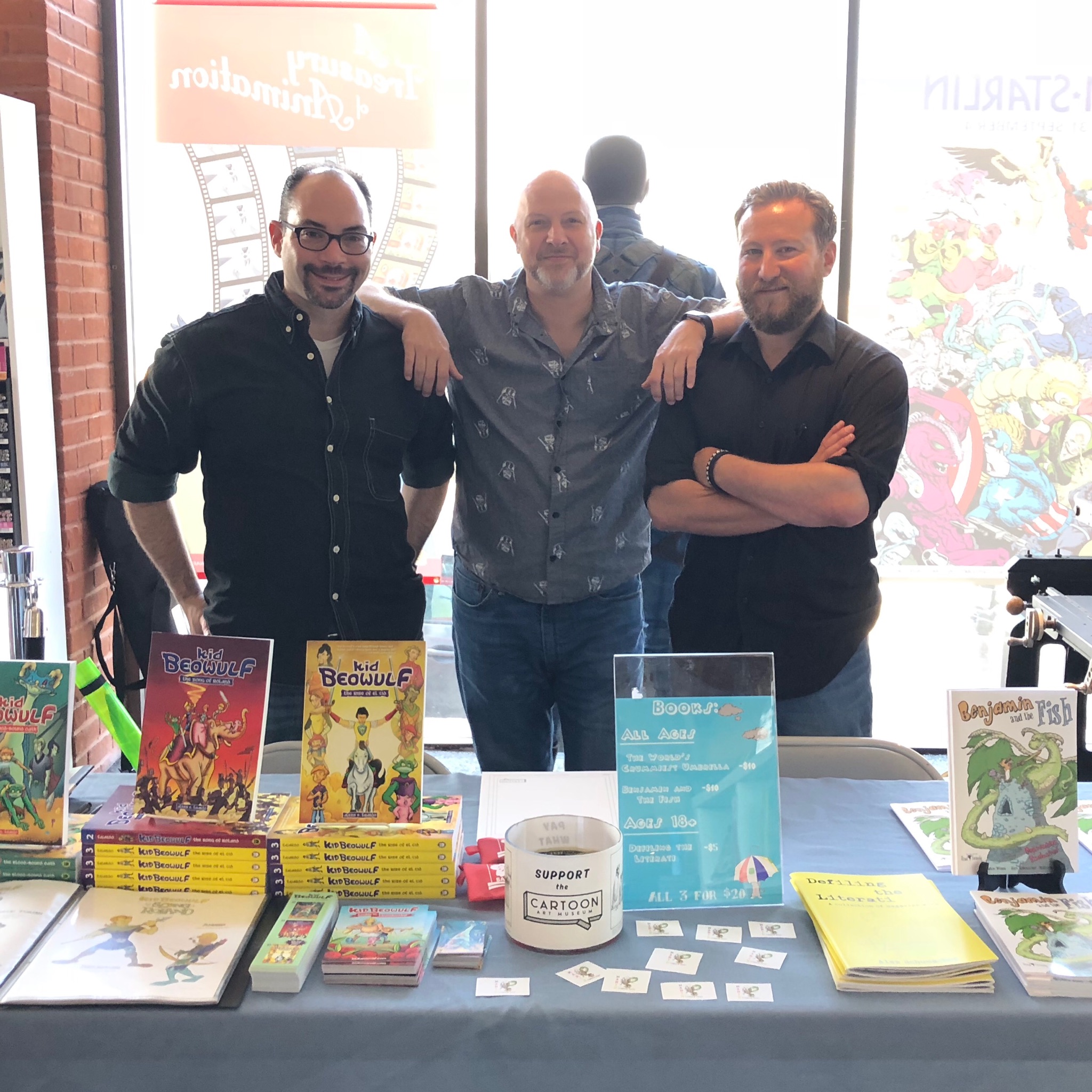 Lex Fajardo, Ron Evans, Alex Schumacher